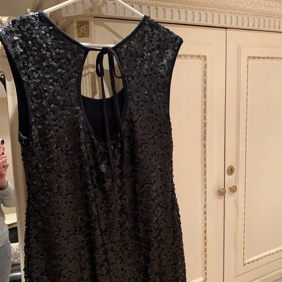 Gorgeous sequin midi black dress .Brand new .size : Large - Picture 3 of 12